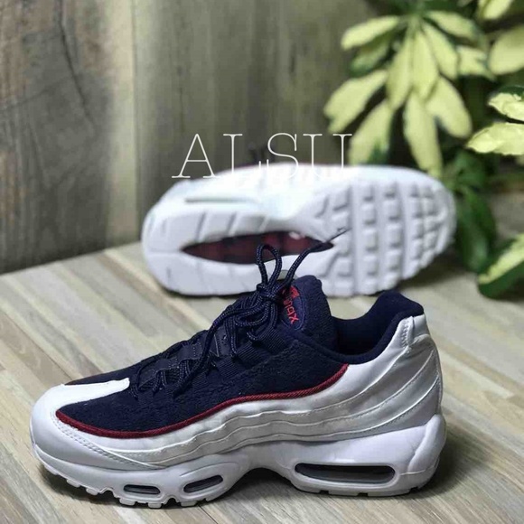 Sold out Nike Air Max 95 LX White Blue W - Picture 5 of 7